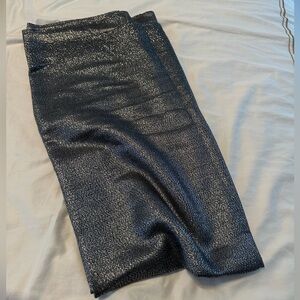 Silver Pashmina - Worn Once - Once Size Fits All - Excellent Condition